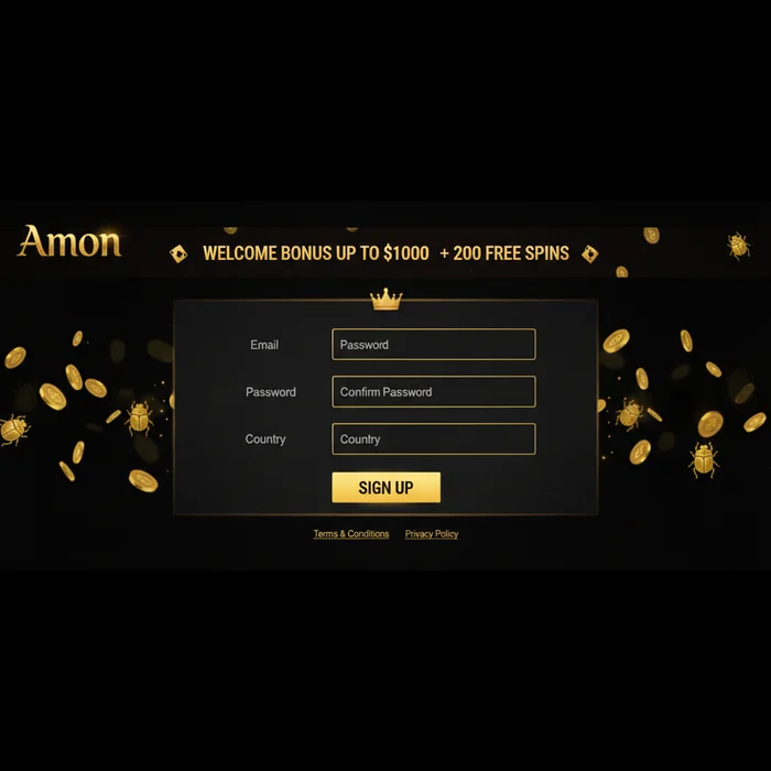 Amon Casino Signup